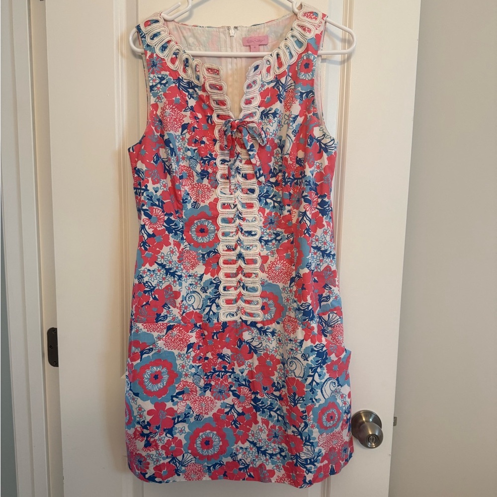 Lilly Pulitzer Shell Yeah Florida shift dress